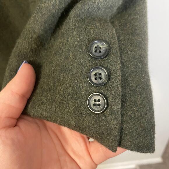 Stanley Blacker Dark Olive Green 100% Camel Hair Sportscoat Jacket SZ XL/42 ** - Picture 8 of 15